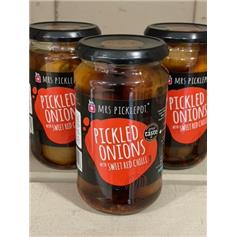 Pickled Onions with Sweet Red Chilli