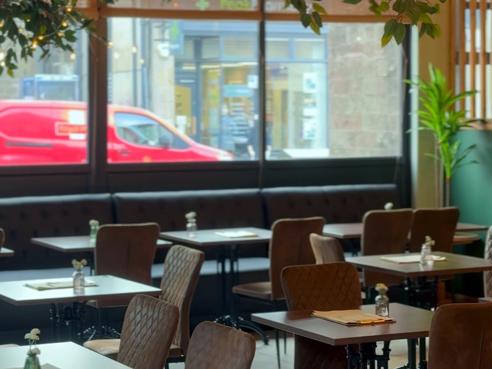Inside Ginger's Kitchen and Cafe on Bank Road, Matlock